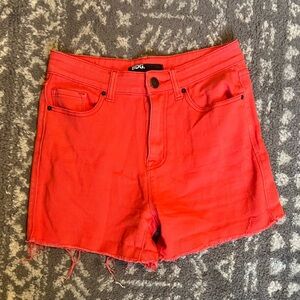 BDG Women's Red Denim Shorts size 28